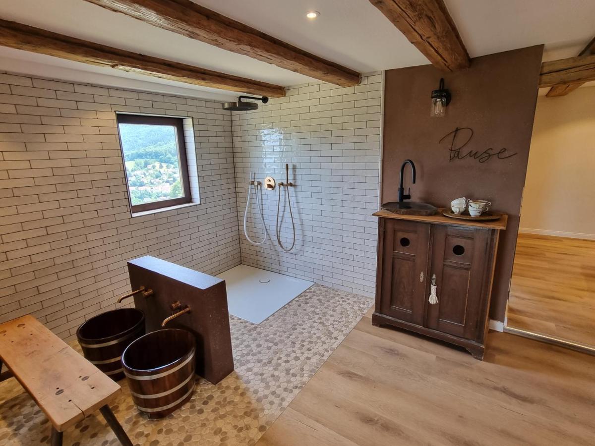 Bühlertal Haus Am Berg Mit Wellnessbereich, Bar Und Panoramaヴィラ エクステリア 写真